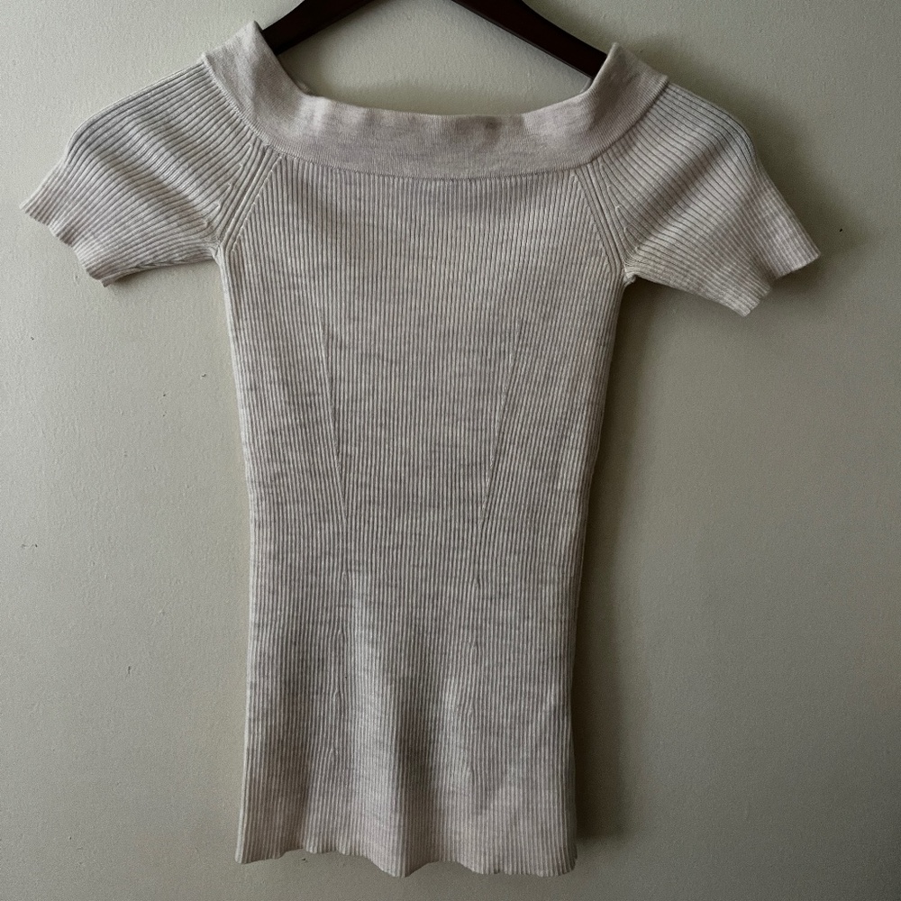 allsaints Lavine Top in beige S